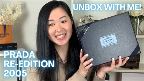 prada reedition bag|Prada re edition unboxing.